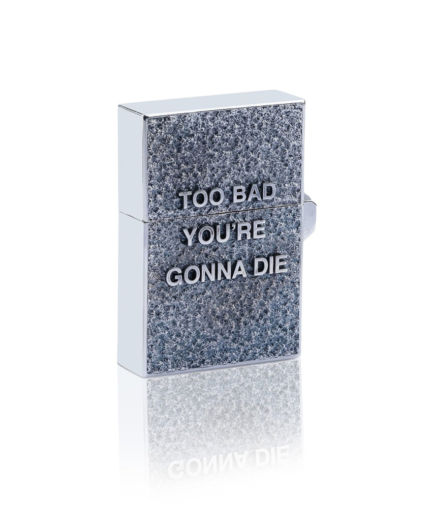 Solid Silver 'Zippo' Lighter - DEATH™