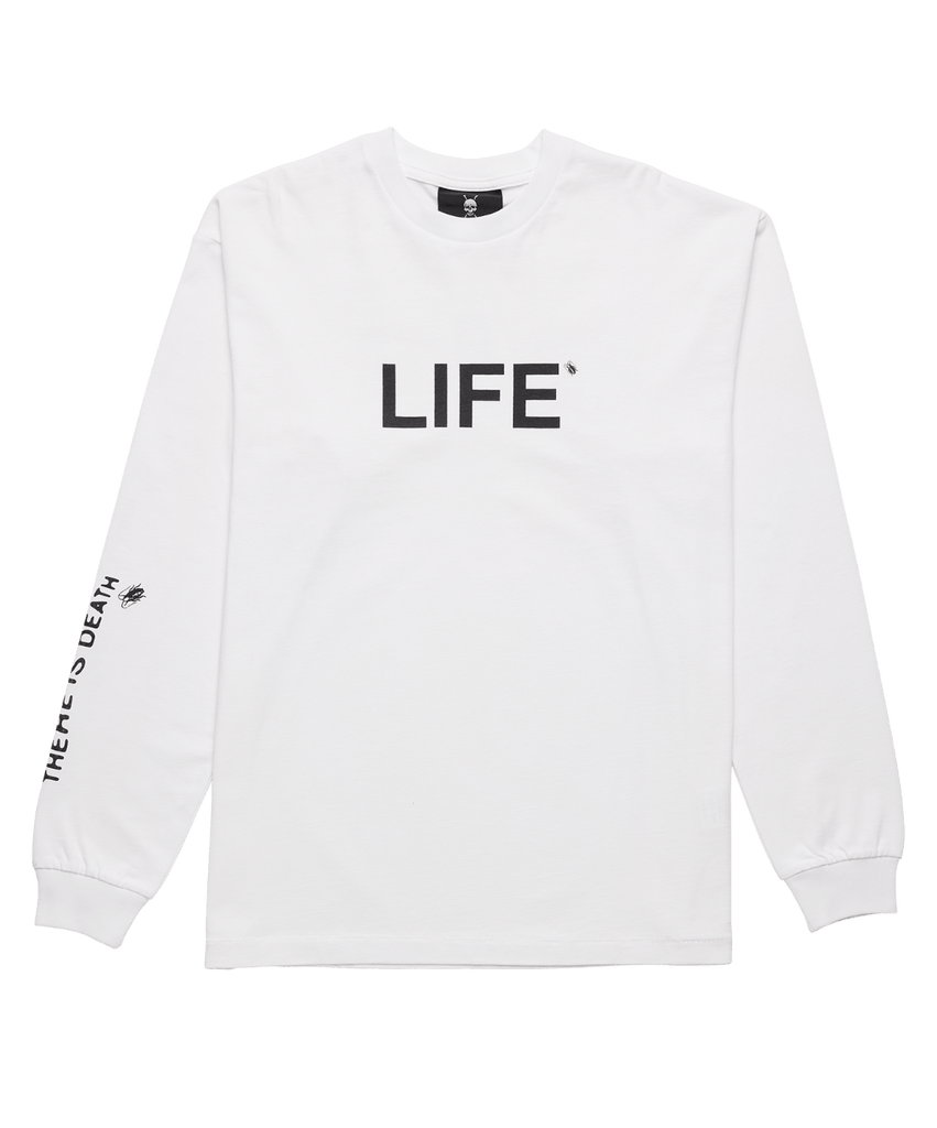 Longsleeve - Life - White - DEATH™