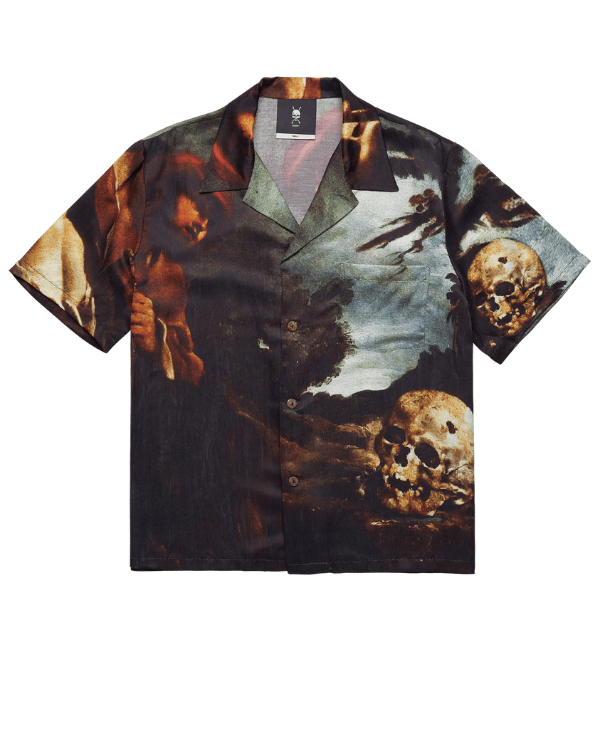 Silk Hawaiian Shirt - Guercino - Paradise - DEATH™